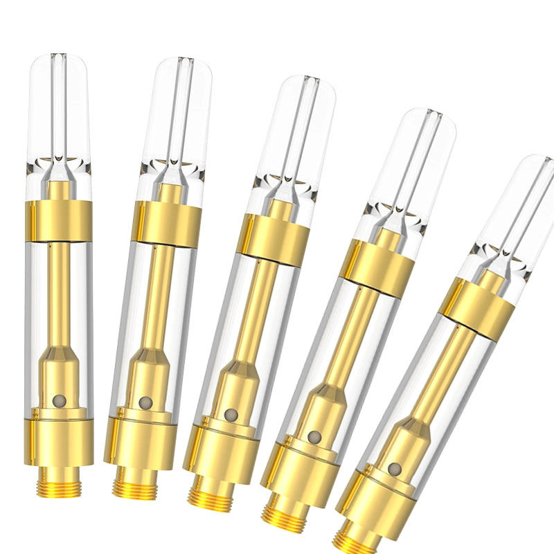 卸売 0.5mL 0.8mL 1.0mL 510 再充填可能 蒸留物 デルタ 8 9 THC カートリッジ 工場 直接 ロゴ付き