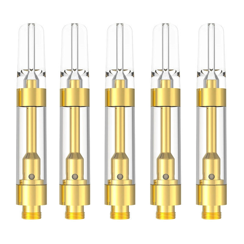 卸売 0.5mL 0.8mL 1.0mL 510 再充填可能 蒸留物 デルタ 8 9 THC カートリッジ 工場 直接 ロゴ付き