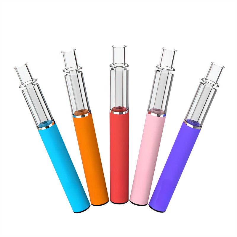 0.5ml 1.0ml完全なガラスCBD Vapeのペン カスタマイズされたロゴの使い捨て可能なOEM ODM