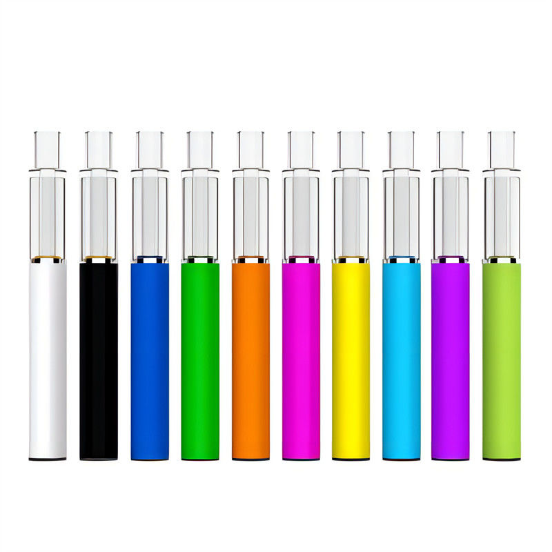 0.5ml 1.0ml完全なガラスCBD Vapeのペン カスタマイズされたロゴの使い捨て可能なOEM ODM