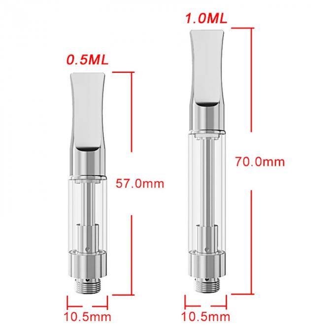 1グラム容量のための有効な陶磁器のコイルが付いているCBD Vapeのカートリッジ